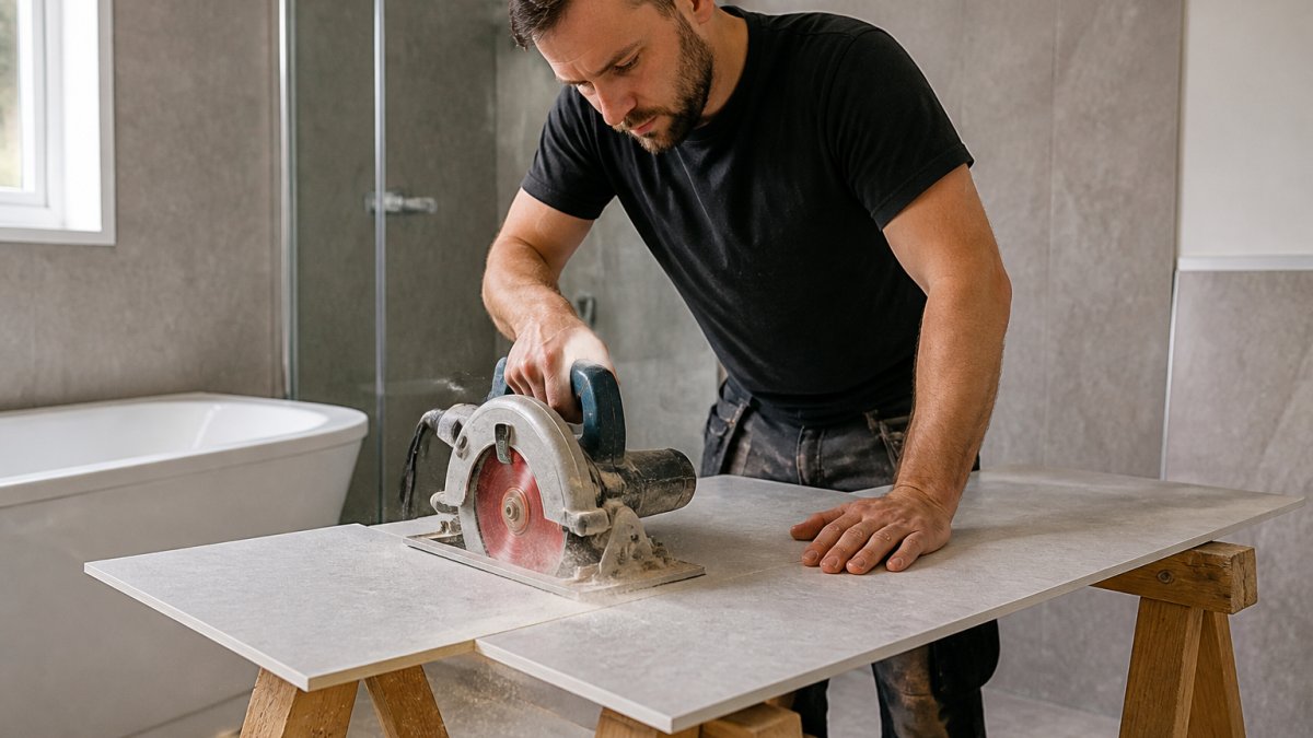 Cutting Bathroom Wall Panels: Step-by-Step