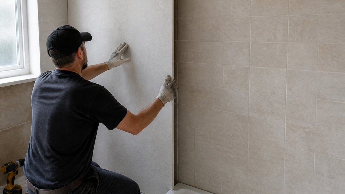 Install Waterproof Shower Panels Over Tile