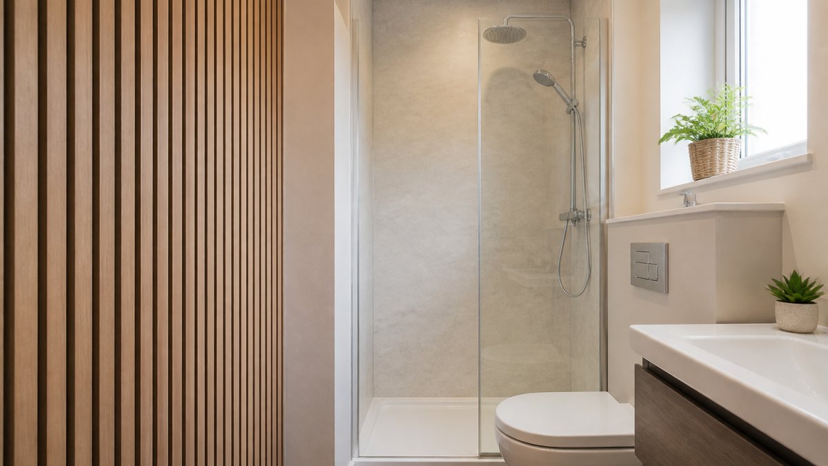 Multipanel alternatives for small bathrooms