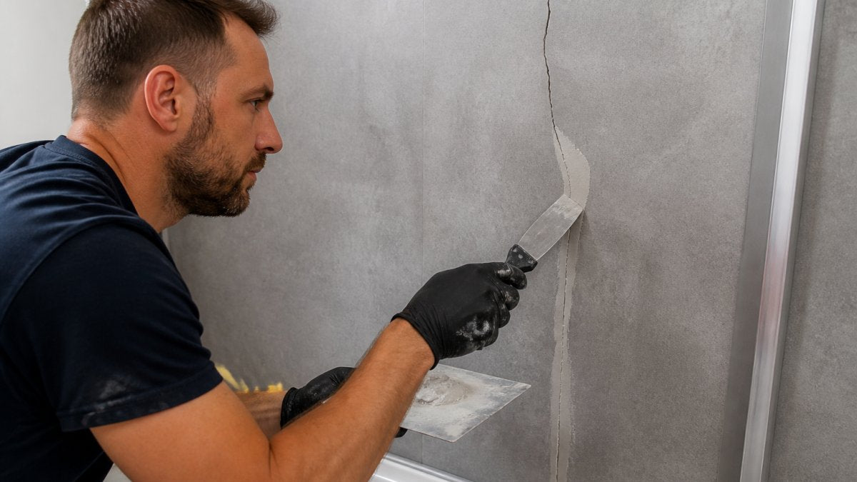 Repairing Cracks in Bathroom Wall Panels: Step-by-Step